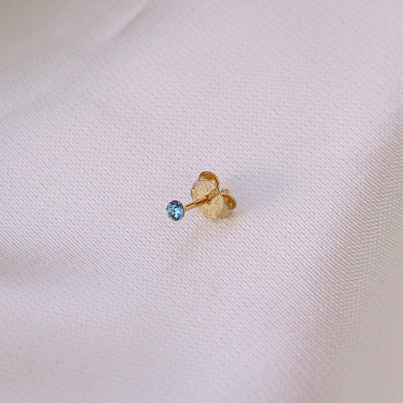Aro Tapa Infantil Enchapado en Oro 18K - Imagen 2